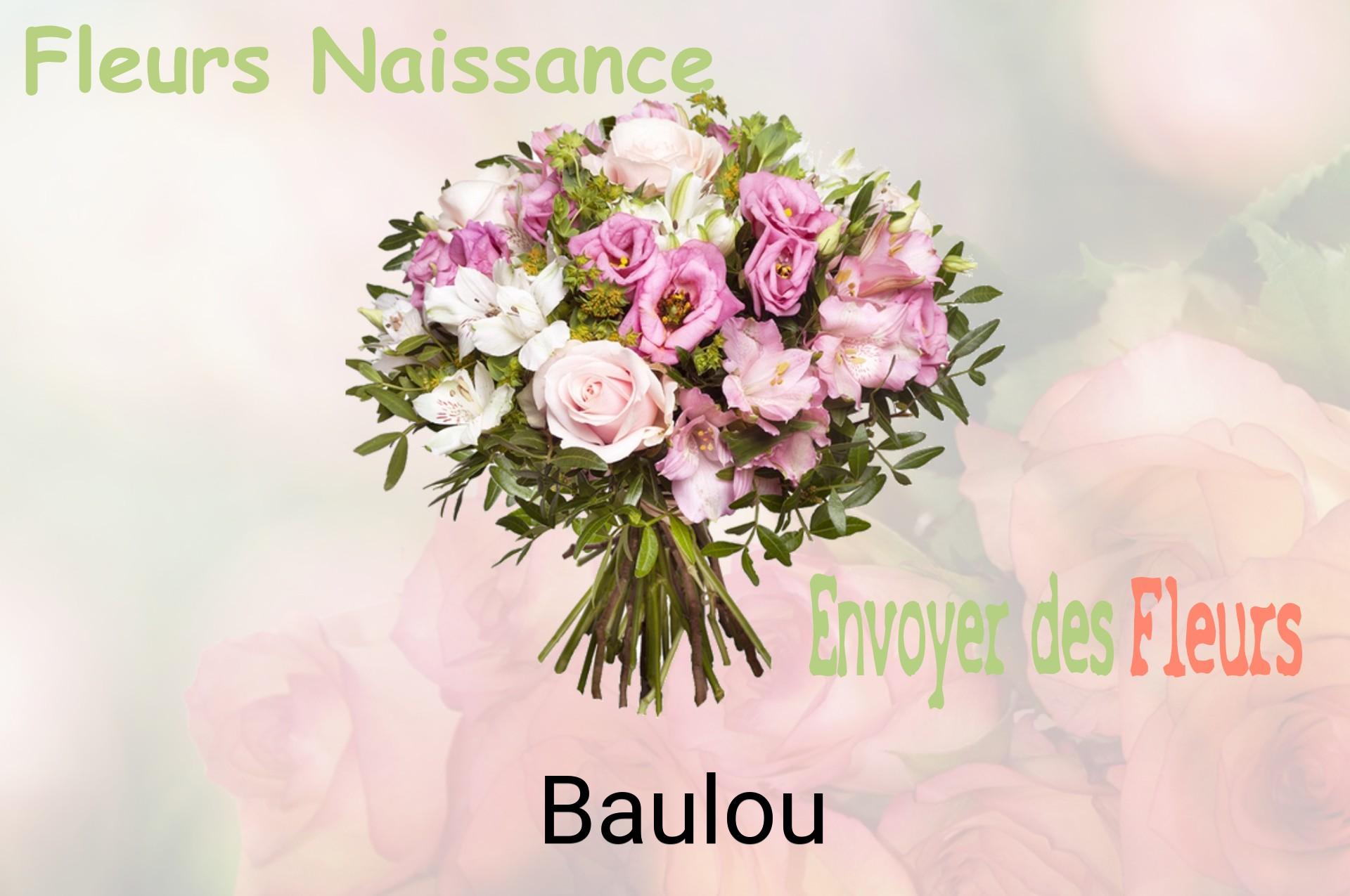 Bouquet de fleurs de naissance livré à Baulou